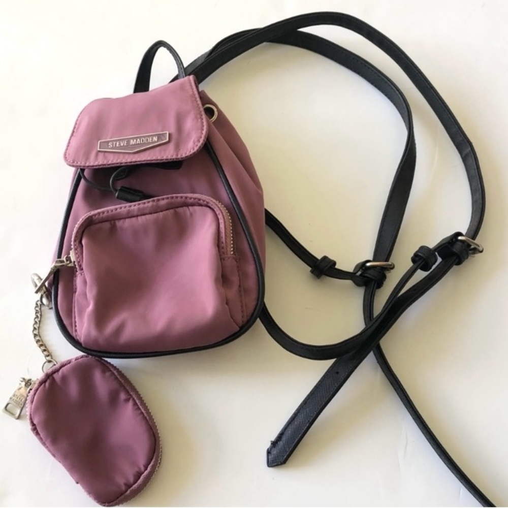 Steve Madden Small Purple Backpack